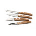 Coffret Lou Laguiole Essentiel 4 couteaux FOREST bois nature