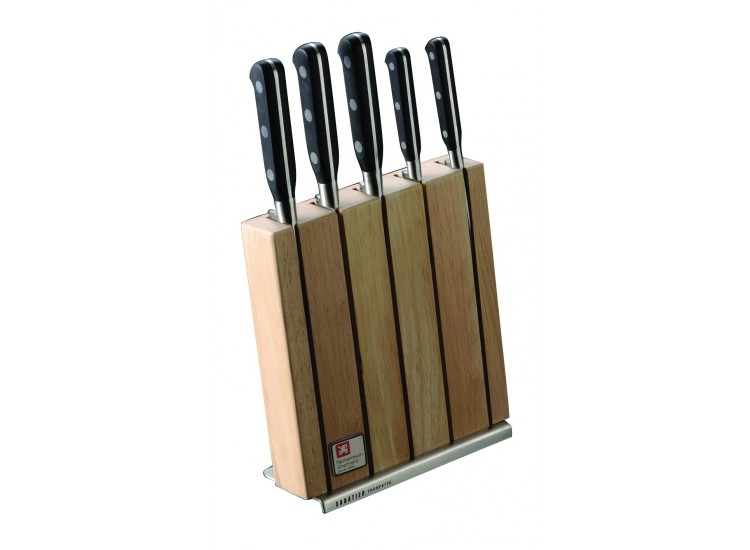 Bloc 5 couteaux de cuisine Sabatier sur socle