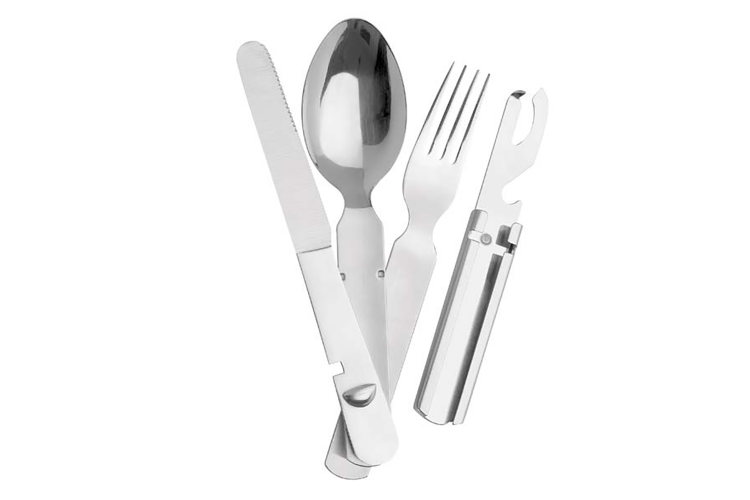 Kit de couverts camping Bundeswehr Herbertz acier inox