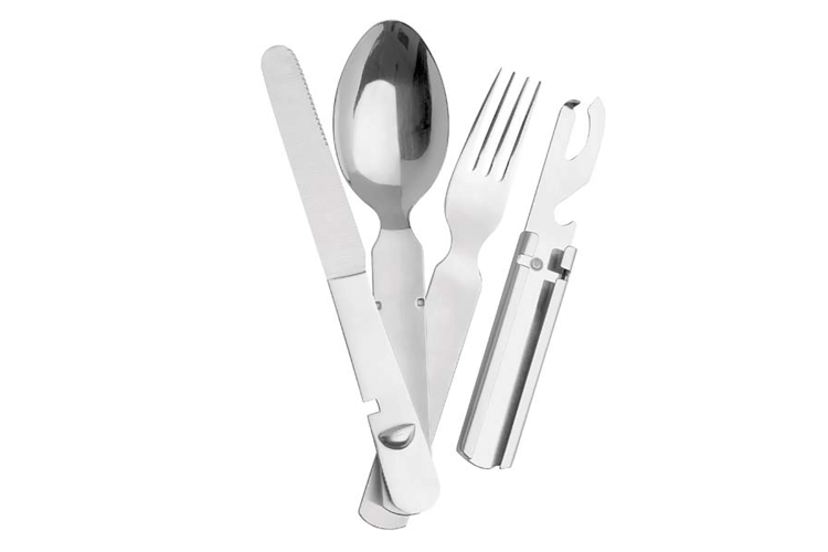 Kit de couverts camping Bundeswehr Herbertz acier inox