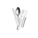 Kit de couverts camping Bundeswehr Herbertz acier inox