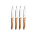 Coffret 4 couteaux d'office dentelés Lou Laguiole Util FOREST bois nature