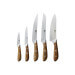 Bloc 5 couteaux de cuisine Richardson Scandi manche frêne