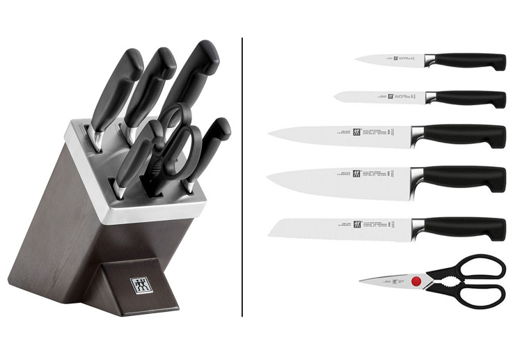 Bloc 6 pi&egrave;ces Zwilling Four Star auto-aff&ucirc;tant SharpBlock