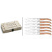 Coffret bois 6 couteaux à steak Lou Laguiole