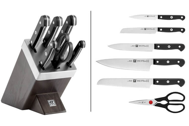 Bloc 6 pièces Zwilling Gourmet auto-affûtant