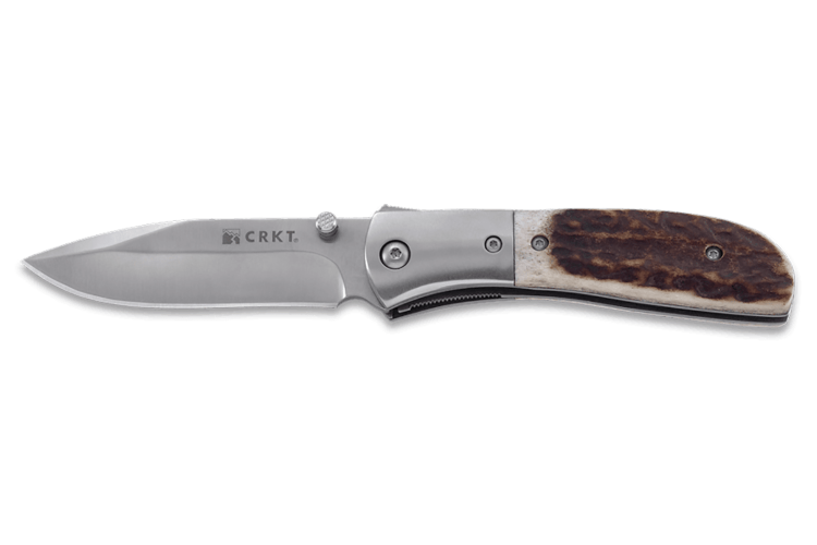 Couteau pliant CRKT M4-02S manche cerf 9,5cm 