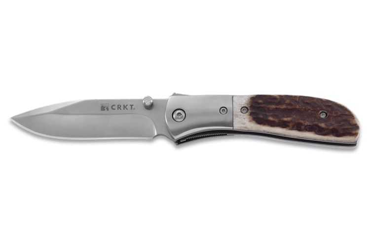 Couteau pliant CRKT M4-02S manche cerf 9,5cm 