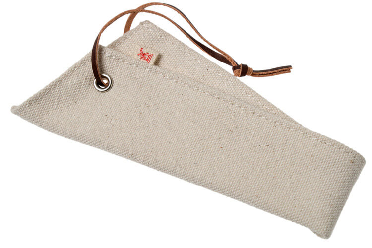 Etui de protection Robert Herder en lin pour 2 petits couteaux à éplucher