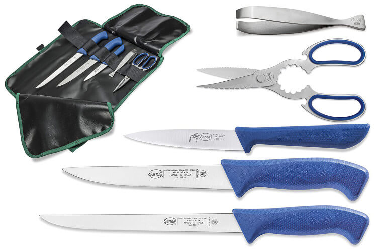 Trousse professionnelle du poissonnier 5 pièces Sanelli Premana