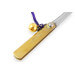 Couteau de poche Higonokami Kanetsune lame 4cm acier SK-5 manche laiton + grelot