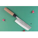 Couteau nakiri japonais artisanal Wusaki Nakata BS2 16.5cm manche en noyer