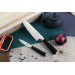 Coffret 2 couteaux Wusaki Ebony AUS8 ébène Santoku + Office