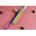 Couteau de poche Higonokami Kanetsune lame 4cm acier SK-5 manche laiton + grelot