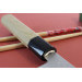 Couteau nakiri japonais artisanal Wusaki KANJO AS 16.5cm manche en magnolia