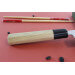 Couteau nakiri japonais artisanal Wusaki KANJO AS 16.5cm manche en magnolia