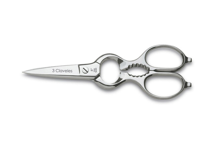 Ciseaux de cuisine 3 Claveles multi-usages acier inoxydable 20cm