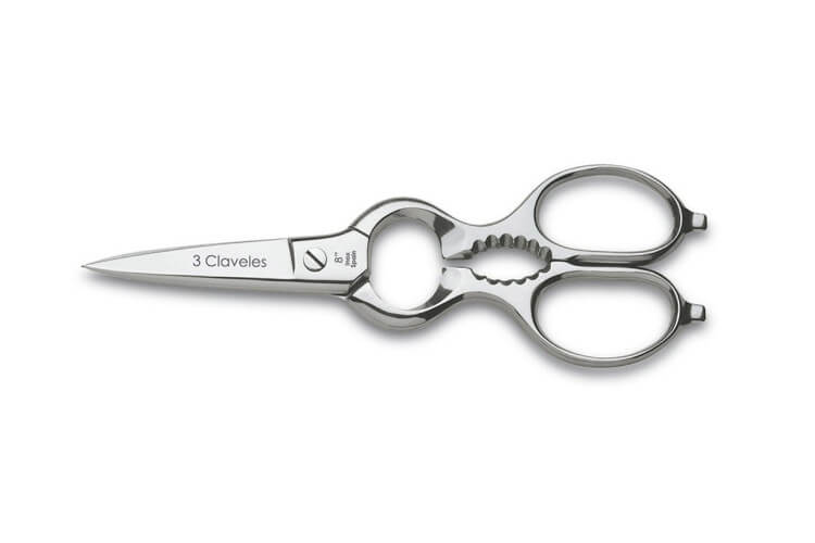 Ciseaux de cuisine 3 Claveles multi-usages acier inoxydable 20cm