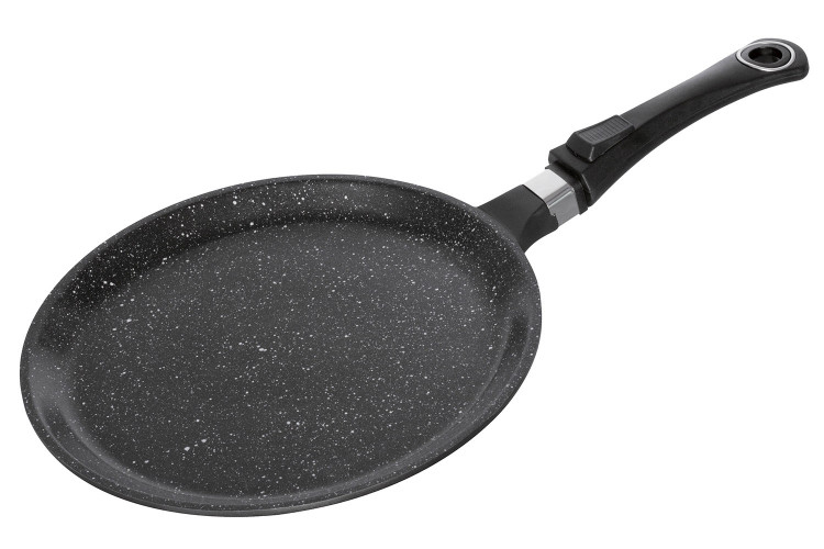 Po&ecirc;le &agrave; cr&ecirc;pes en fonte Pradel Excellence Premium 28cm fa&ccedil;on pierre tous feux/ induction
