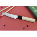 Couteau universel japonais artisanal Wusaki KANJO AS 12cm manche en magnolia