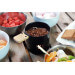 Coffret fondue au chocolat à la bougie pour 2 personnes 3 accessoires + 150g de chocolat