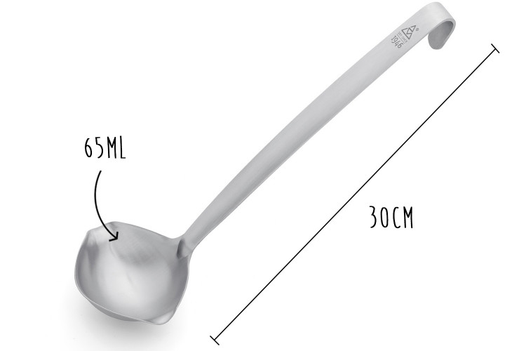 Louche &agrave; sauce Triangle s&eacute;rie 1946 acier inoxydable 30cm - 65ml