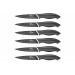 Coffret 6 couteaux steak Pradel Excellence lame noire 10cm revêtement anti-adhérent