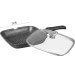 Poêle à grill en fonte Pradel Excellence Premium 24x24cm façon pierre tous feux/ induction