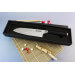 Couteau santoku Wusaki Hayato X50 17cm manche G10