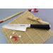 Couteau santoku Wusaki Hayato X50 17cm manche G10
