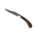 Couteau pliant artisanal Capuchadou damas 120 couches manche bocote 12cm 