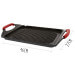Plancha grill en fonte Pradel Excellence Premium 46 x 27 cm façon pierre tous feux/ induction