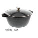 Faitout en fonte Pradel Excellence Premium 32cm façon pierre tous feux/ induction