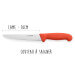 Set de 3 couteaux de boucher professionnels Giesser manche rouge