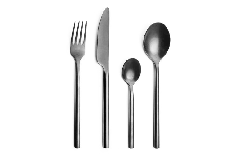M&eacute;nag&egrave;re 16 couverts de table Diplomate PVD Amefa inox 18/0