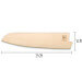 Etui Yaxell pour couteau de cuisine 25cm - Bois d'érable