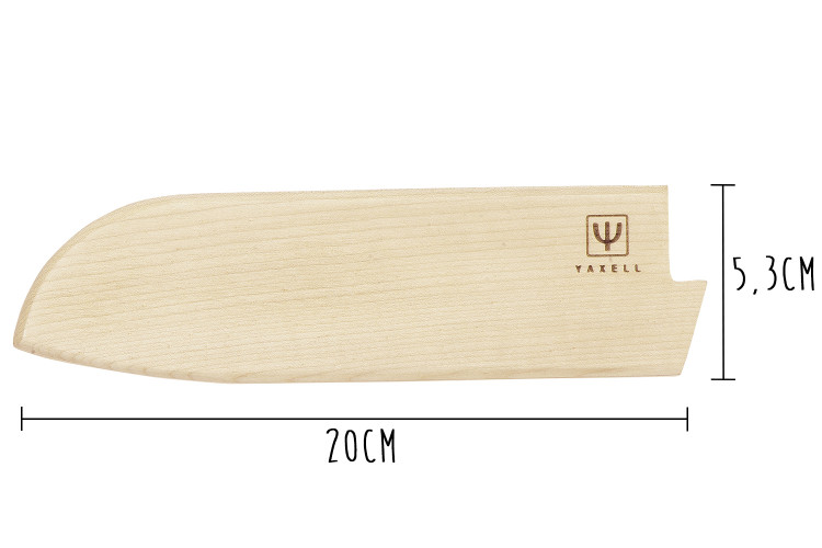 Etui Yaxell pour couteau santoku 20cm - Bois d'&eacute;rable