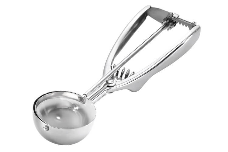 Cuillère à glace Gefu Gepalina tout inox - Diamètre 5cm
