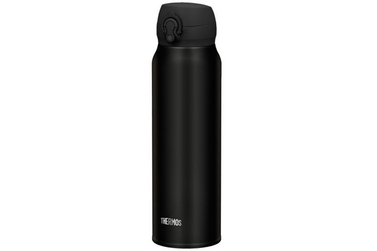 Gourde isotherme Thermos 750ml Ultralight noir mat - Bouchon verseur anti-fuite