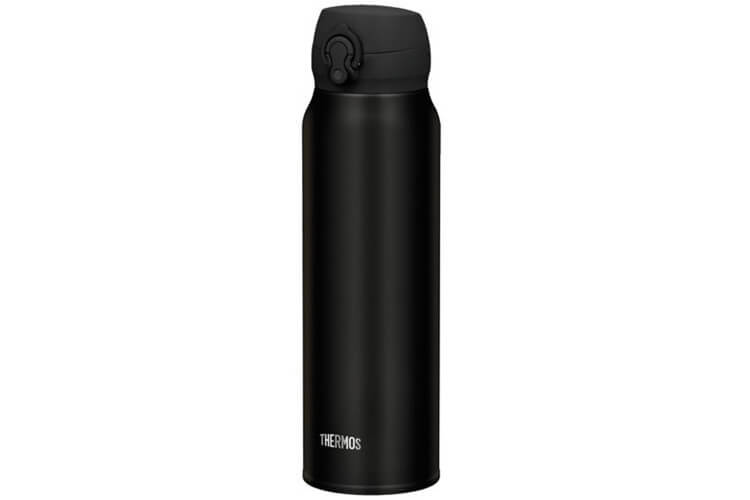 Gourde isotherme Thermos 750ml Ultralight noir mat - Bouchon verseur anti-fuite