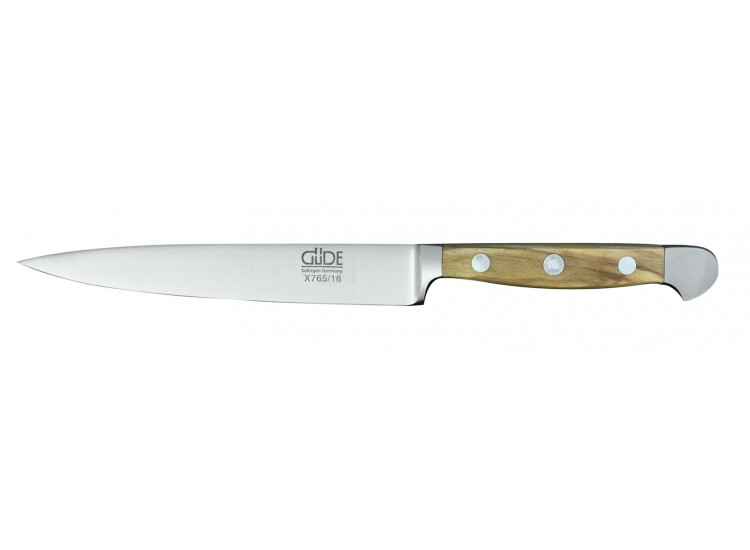 Couteau &agrave; d&eacute;couper 16cm forg&eacute; Alpha Olive G&uuml;de
