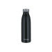 Gourde isotherme Thermos inox noir Thermocafé compatible boissons gazeuses sport et randonnée
