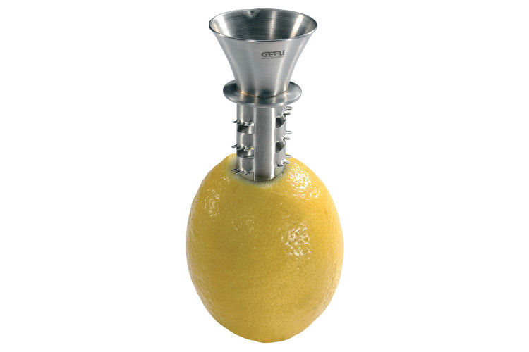 Trompette &agrave; jus de citron Gefu Citronello tout inox