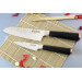 Coffret de 2 couteaux Wusaki Hayato X50 manches G10 Santoku + Office