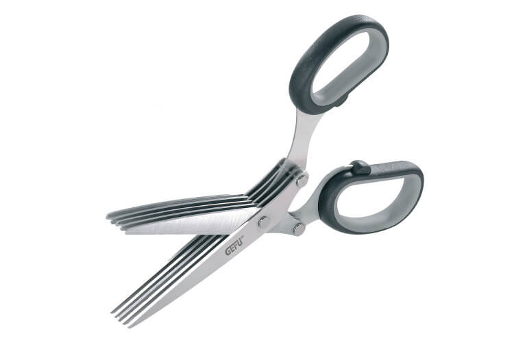 Ciseaux à herbes Gefu Cutare 5 lames avec peigne de nettoyage