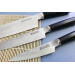 Coffret 3 couteaux Wusaki Hayato X50 manches G10 Chef + Universel + Office