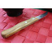 Couteau bec d'oiseau Gehring Look lame 6cm damas 65 couches manche olivier