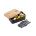 Lunch box Gefu Enviro avec set de 3 couverts