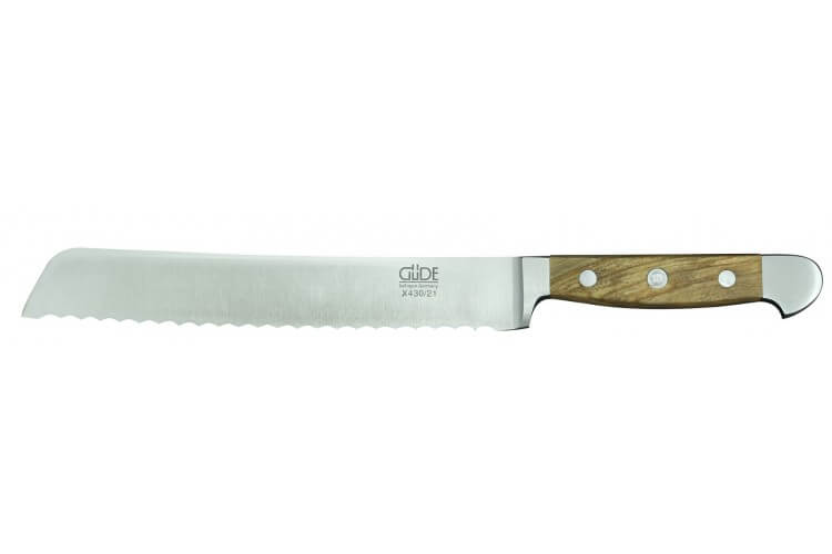 Couteau à pain 21cm forgé Alpha Olive Güde
