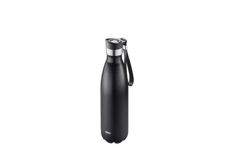 Gourde isotherme en inox Gefu Olimpio noir